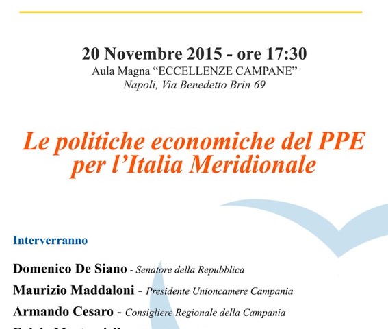 Le politiche economiche del PPE per l'Italia Meridionale