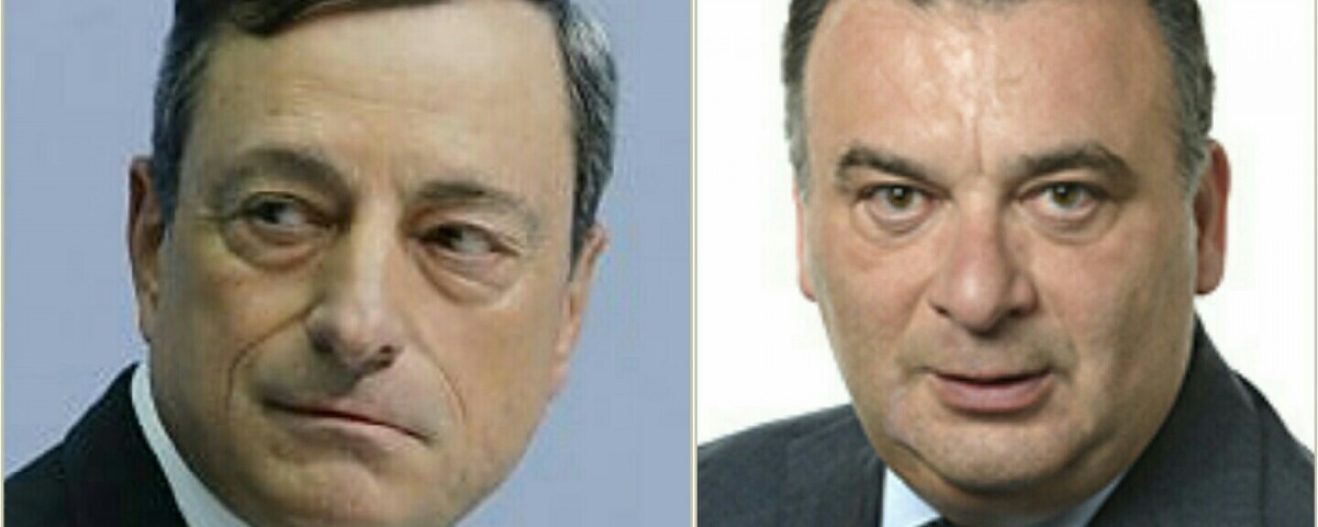 Mario Draghi e Fulvio Martusciellolo