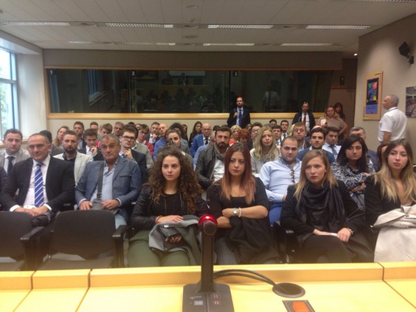 Giovani di Forza Italia in visita al Parlamento Europeo