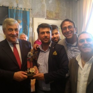Con Antonio Tajani a Vietri
