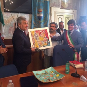 Antonio Tajani a Vietri
