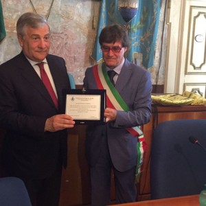 Antonio Tajani a Vietri