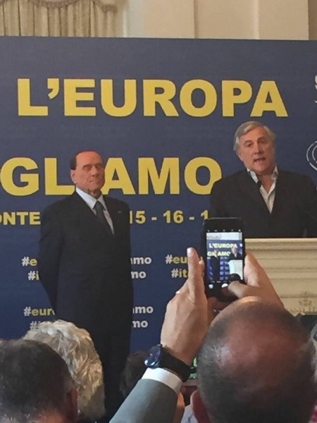 Fiuggi 2017. Berlusconi e Tajani